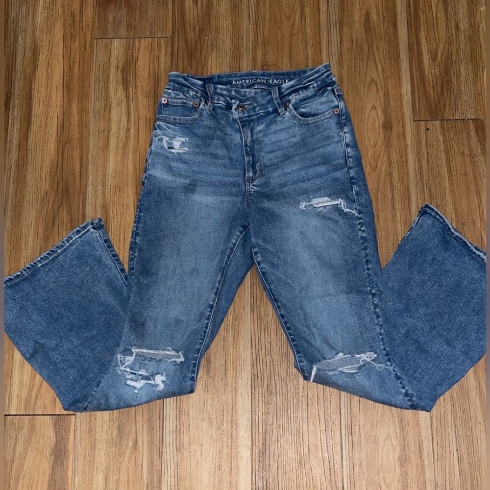 AE CURVY SUPER HIGH-RISE FLARE JEANS